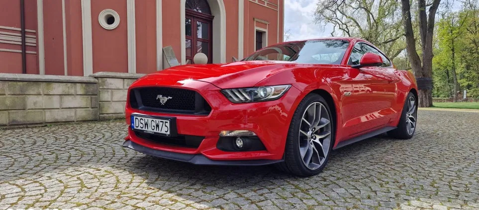 samochody osobowe Ford Mustang cena 199000 przebieg: 5900, rok produkcji 2017 z Świebodzice